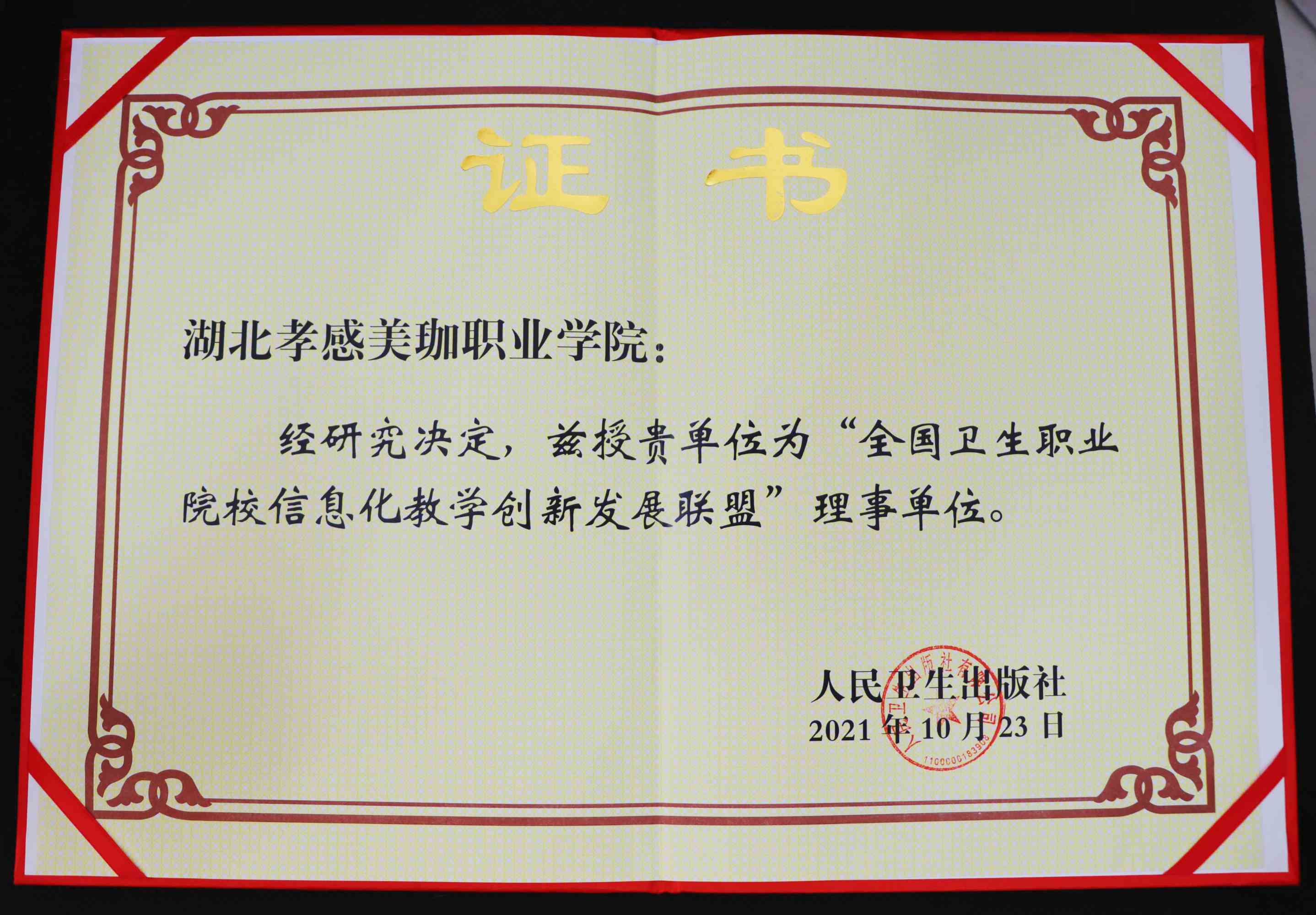 我校被授予&ldquo;全国卫生职业院校信息化教学创新发展联盟&rdquo;、&ldquo;全国卫生院校执业资格考试联盟&rdquo;、&ldquo;湖北美业职教集团&rdquo;理事单位