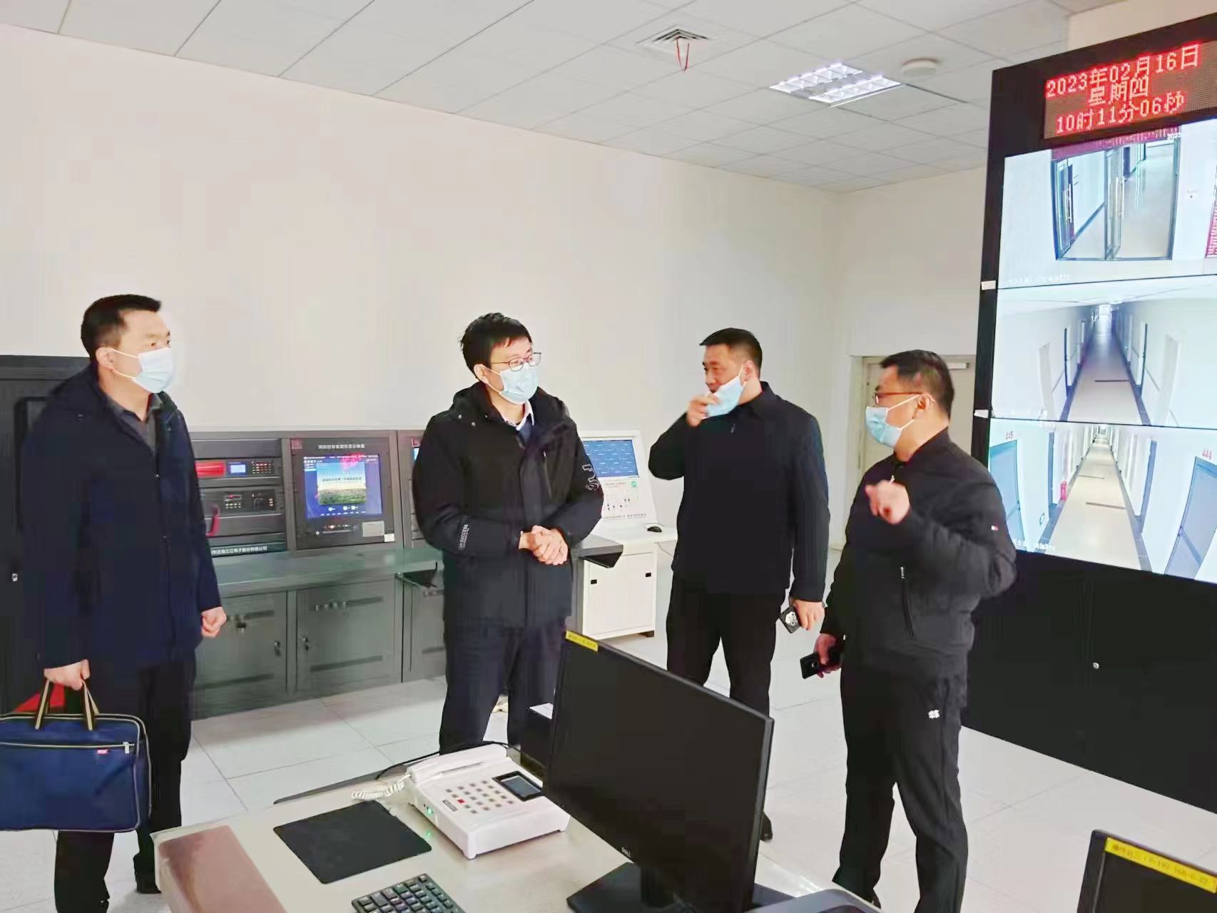 省教育厅相关处领导来我校调研，推动&ldquo;平安美珈&rdquo;建设