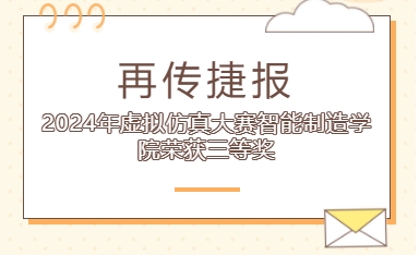 2024年虚拟仿真大赛智能制造学院荣获三等奖